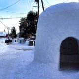 かまくら　雪　食べ物